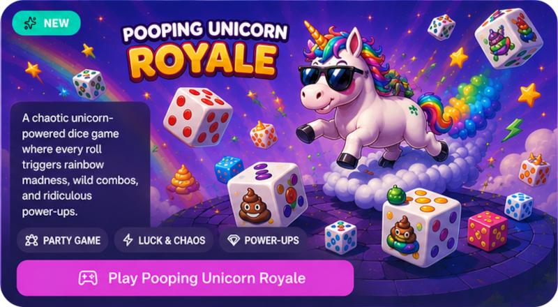 Pooping Unicorn Royale